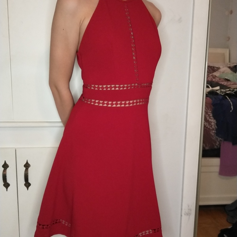 Red dress